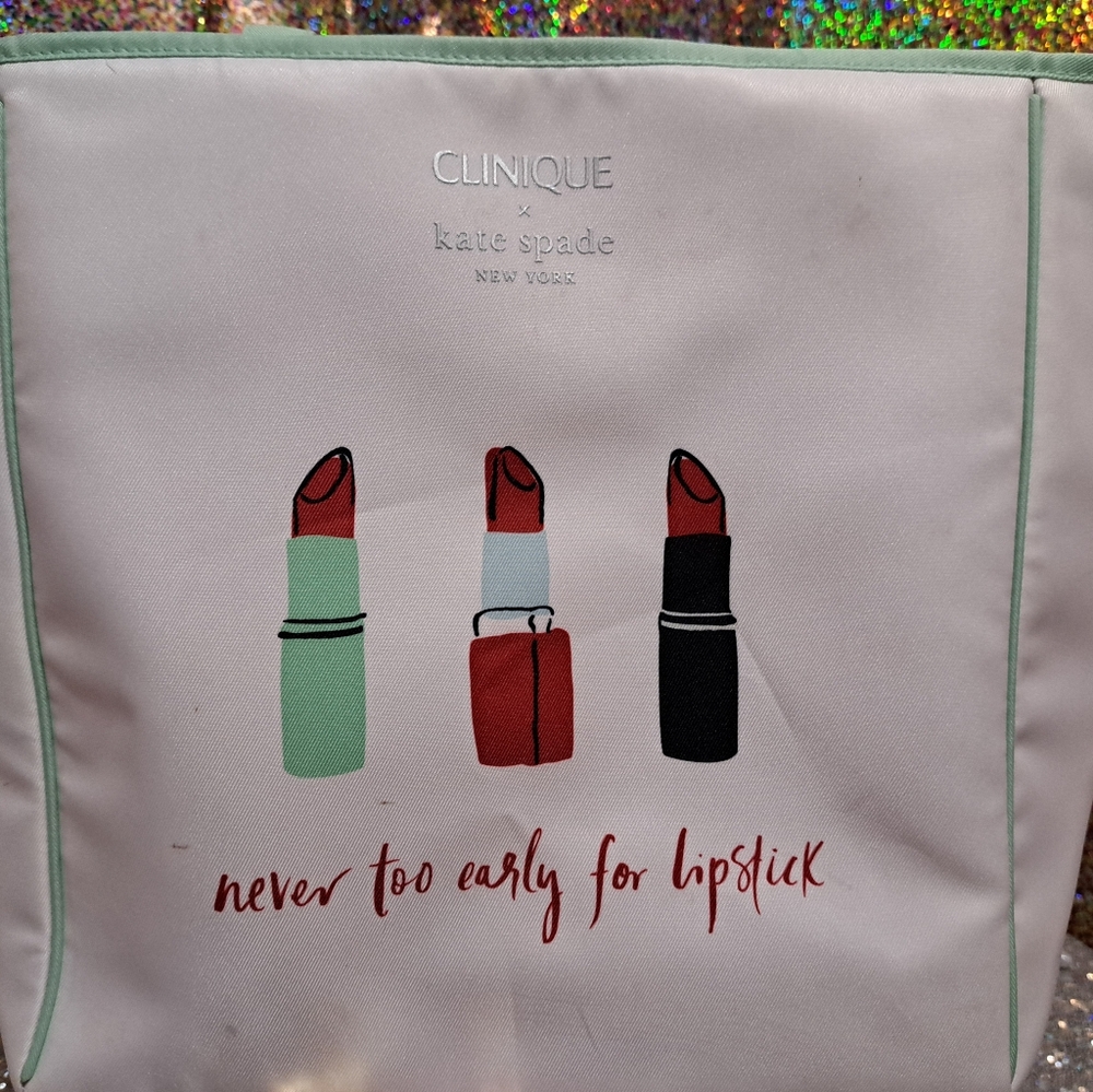 Clinique Cosmetic Pattern Tote